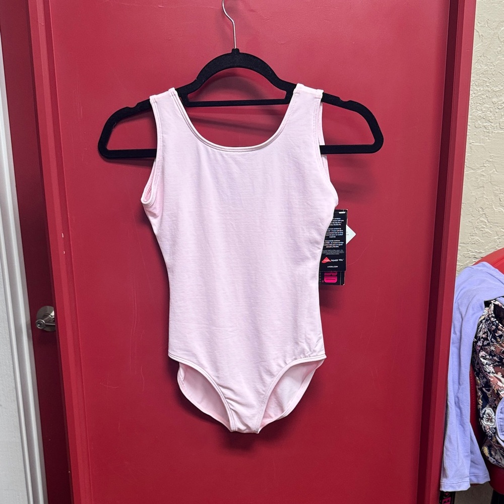 Child pink tank Leotard
